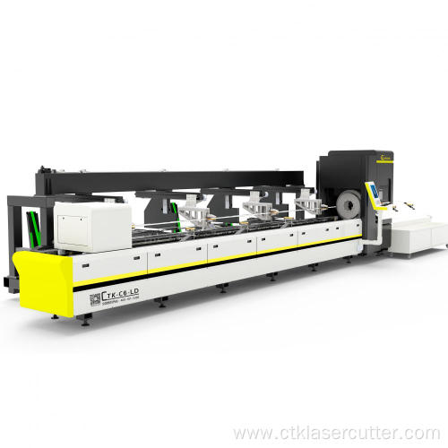 Automatic three-dimensional laser pipe cutting machine